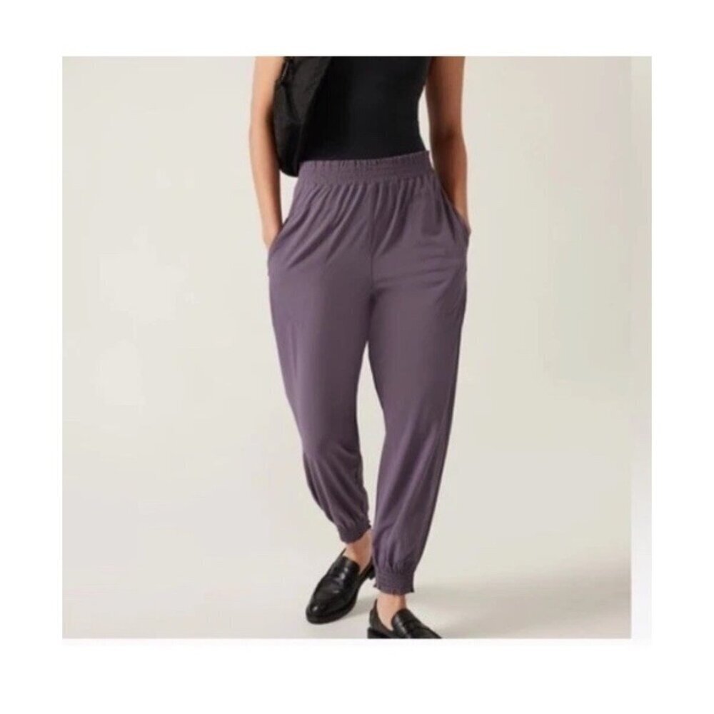 Athleta Women’s Size 12 Dusk Violet Savannah Joggers Athleisure City